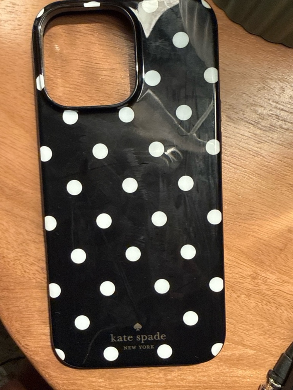 kate spade Black and White Polka Dot Phone Case